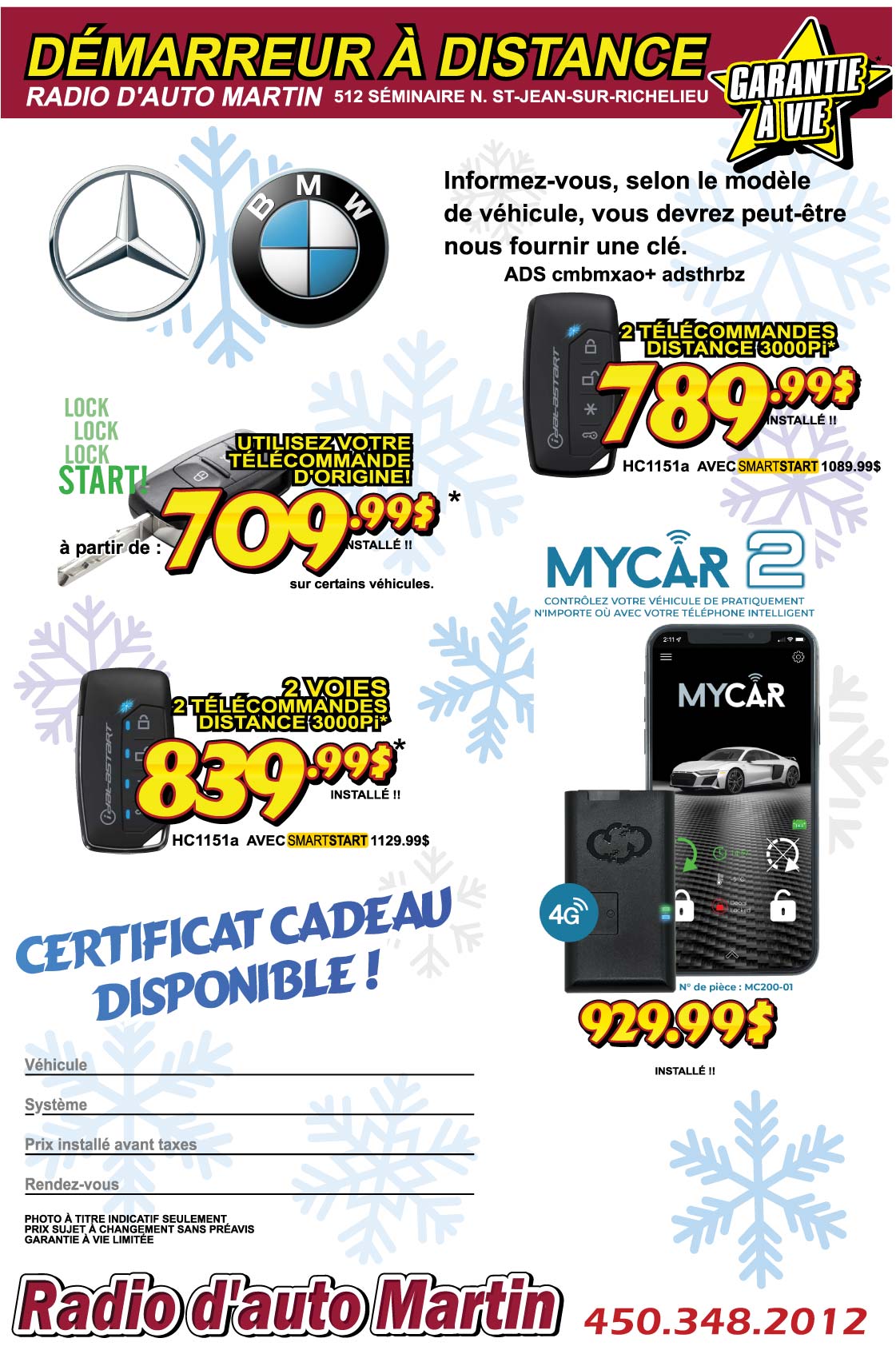 Demarreur BMW Mercedez